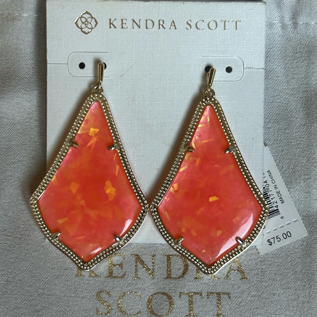 Kendra Scott Alexandra Earrings Limited Edition New With Tags!